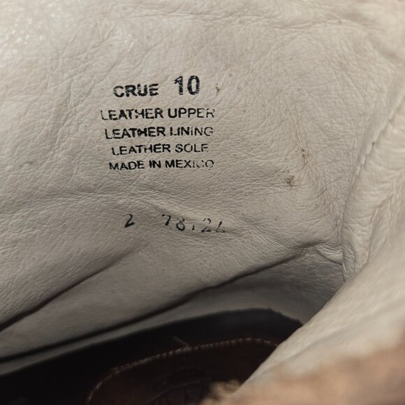 🦅 Freebird Distressed Grey Leather Buckle Boots Size 10 🦅 - Picture 8 of 10